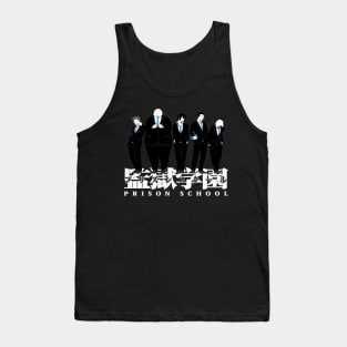 Prison School in Black Suit Tank Top